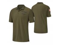 Men Los Angeles Rams Olive 2018 Salute to Service Sideline Polo Shirts