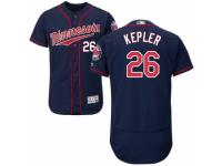 Men Majestic Minnesota Twins 26 Max Kepler Navy Blue Flexbase Authentic Collection MLB Jerseys