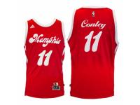 Men Memphis Grizzlies #11 Mike Conley Red Hardwood Classic Night Swingman Jersey