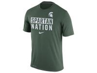 Men Michigan State Spartans Nike Nation Legend Local Verbiage Dri-FIT T-Shirt - Green