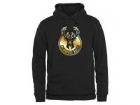 Men Milwaukee Bucks Gold Collection Pullover Hoodie Black