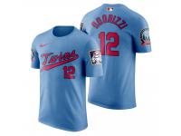 Men Minnesota Twins Jake Odorizzi Light Blue 60th Anniversary 2020 Alternate T-Shirt