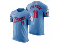 Men Minnesota Twins Jorge Polanco Light Blue 60th Anniversary 2020 Alternate T-Shirt
