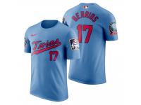 Men Minnesota Twins Jose Berrios Light Blue 60th Anniversary 2020 Alternate T-Shirt