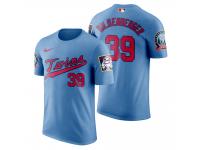 Men Minnesota Twins Trevor Hildenberger Light Blue 60th Anniversary 2020 Alternate T-Shirt