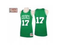 Men Mitchell and Ness Boston Celtics #17 John Havlicek Swingman Green Throwback NBA Jersey