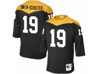 Men Mitchell and Ness Pittsburgh Steelers #19 JuJu Smith-Schuster Black 1967 Home Throwback NFL Jersey