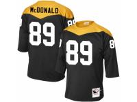 Men Mitchell and Ness Pittsburgh Steelers #89 Vance McDonald Black 1967 Home Throwback NFL Jersey