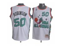 Men Mitchell and Ness San Antonio Spurs #50 David Robinson Swingman White 1996 All Star Throwback NBA Jersey