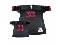 Men Mitchell And Ness San Francisco 49ers #33 Roger Craig Authentic Black Throwback NFL Jersey