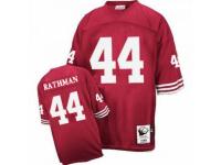 Men Mitchell and Ness San Francisco 49ers #44 Tom Rathman Authentic Red NFL Jersey