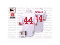 Men Mitchell and Ness San Francisco 49ers #44 Tom Rathman Authentic White NFL Jersey
