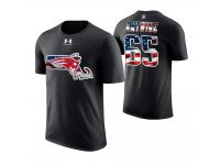 Men New England Patriots Houston Antwine #65 Stars and Stripes 2018 Independence Day American Flag Retired Player T-Shirt