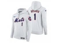 Men New York Mets Amed Rosario Nike White Home Hoodie