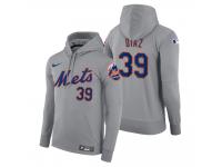 Men New York Mets Edwin Diaz Nike Gray Road Hoodie