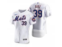 Men New York Mets Edwin Diaz Nike White 2020 Jersey