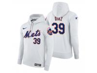 Men New York Mets Edwin Diaz Nike White Home Hoodie
