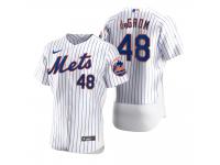 Men New York Mets Jacob deGrom Nike White 2020 Jersey