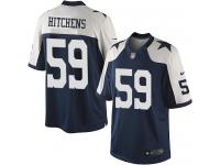 Men NFL Dallas Cowboys #59 Anthony Hitchens Throwback Nike Navy Blue Limited Jersey