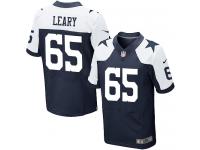 Men NFL Dallas Cowboys #65 Ronald Leary Authentic Elite Throwback Navy Blue Nike Jersey