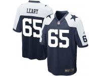 Men NFL Dallas Cowboys #65 Ronald Leary Throwback Navy Blue Nike Game Jersey