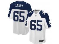 Men NFL Dallas Cowboys #65 Ronald Leary Throwback White Nike Game Jersey
