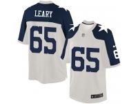 Men NFL Dallas Cowboys #65 Ronald Leary Throwback White Nike Limited Jersey