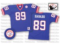 Men NFL New York Giants #89 Mark Bavaro Throwback Home Royal Blue Mitchell and Ness Jersey