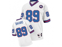Men NFL New York Giants #89 Mark Bavaro Throwback Road White Mitchell and Ness Jersey