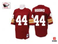 Men NFL Washington Redskins #44 John Riggins Throwback Home Burgundy Red Mitchell and Ness Jersey