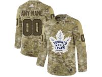 Men NHL Adidas Toronto Maple Leafs Customized Limited Camo Salute to Service Jersey