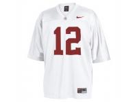 Men Nike Alabama Crimson Tide #12 Joe Namath White Authentic NCAA Jersey