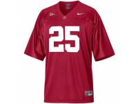 Men Nike Alabama Crimson Tide #25 Rolando McClain Red Authentic NCAA Jersey