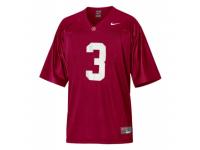 Men Nike Alabama Crimson Tide #3 Trent Richardson Red Authentic NCAA Jersey