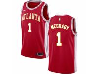 Men Nike Atlanta Hawks #1 Tracy Mcgrady Red NBA Jersey Statement Edition