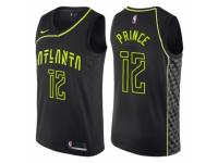 Men Nike Atlanta Hawks #12 Taurean Prince  Black NBA Jersey - City Edition