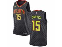 Men Nike Atlanta Hawks #15 Vince Carter  Black NBA Jersey - Icon Edition