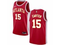 Men Nike Atlanta Hawks #15 Vince Carter Red NBA Jersey Statement Edition