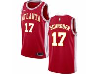 Men Nike Atlanta Hawks #17 Dennis Schroder  Red NBA Jersey Statement Edition