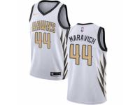 Men Nike Atlanta Hawks #44 Pete Maravich White NBA Jersey - City Edition