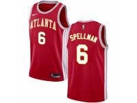 Men Nike Atlanta Hawks #6 Omari Spellman Red NBA Jersey Statement Edition
