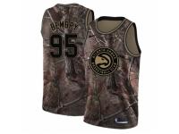Men Nike Atlanta Hawks #95 DeAndre Bembry Swingman Camo Realtree Collection NBA Jersey