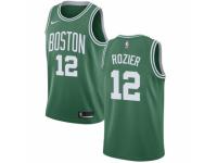 Men Nike Boston Celtics #12 Terry Rozier  Green (White No.) Road NBA Jersey - Icon Edition