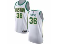 Men Nike Boston Celtics #36 Shaquille ONeal White NBA Jersey - City Edition