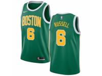 Men Nike Boston Celtics #6 Bill Russell Green  Jersey - Earned Edition