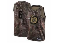 Men Nike Boston Celtics #6 Bill Russell Swingman Camo Realtree Collection NBA Jersey
