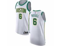 Men Nike Boston Celtics #6 Bill Russell White NBA Jersey - City Edition