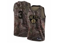 Men Nike Brooklyn Nets #3 Drazen Petrovic Swingman Camo Realtree Collection NBA Jersey