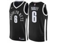 Men Nike Brooklyn Nets #6 Jared Dudley Black NBA Jersey - City Edition