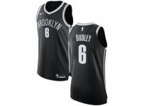 Men Nike Brooklyn Nets #6 Jared Dudley Black NBA Jersey - Icon Edition
